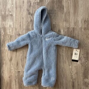 Nike Cozy Blue Hooded Footie